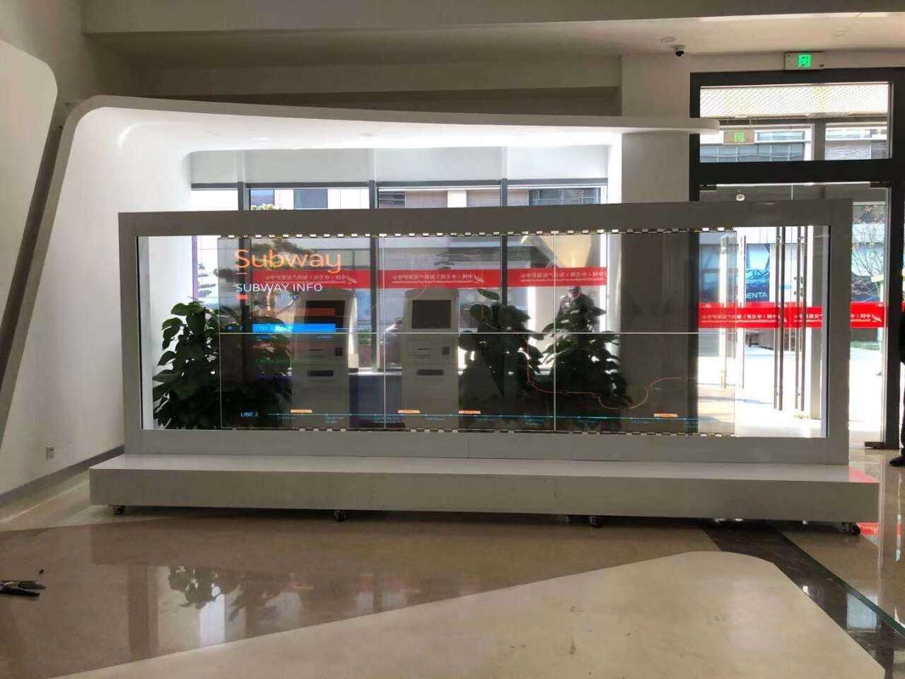 55寸2X3透明oled?拼接屏